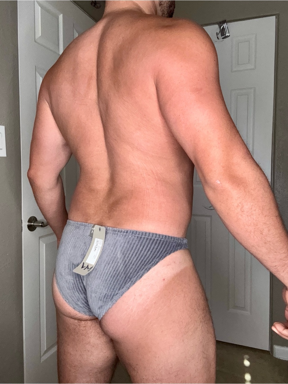 MODUS VIVENDI Ribbed Briefs in Gray - Picture 2 of 5